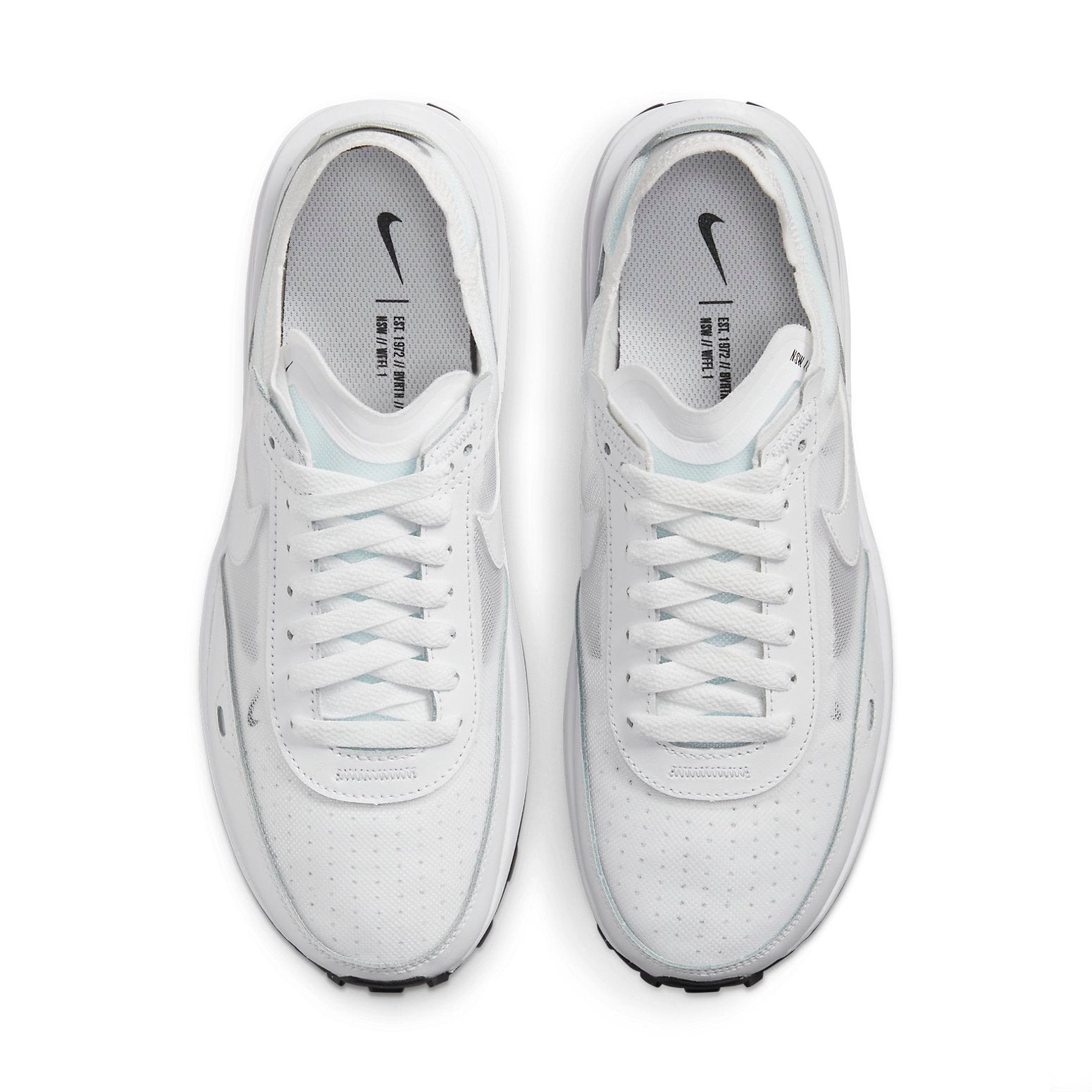 (WMNS) Nike Waffle One 'White Black' DC2533-103 - 4