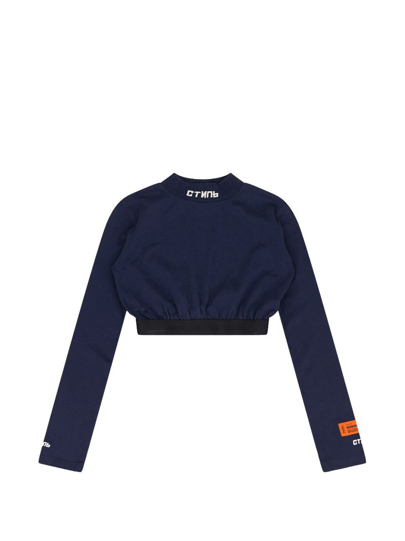 Heron Preston Stadium turtleneck "Blue" T-shirt outlook