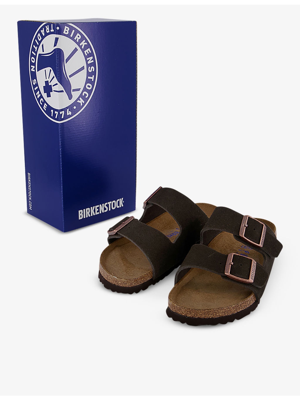 Arizona double-strap leather sandals - 5