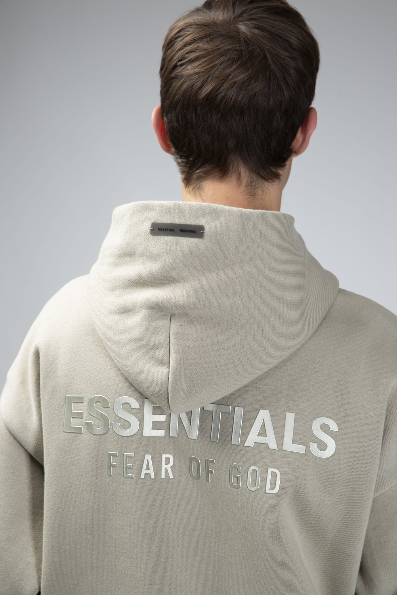 Classic Fit Fleece Zip-Up Hoodie Abbey Stone - 4