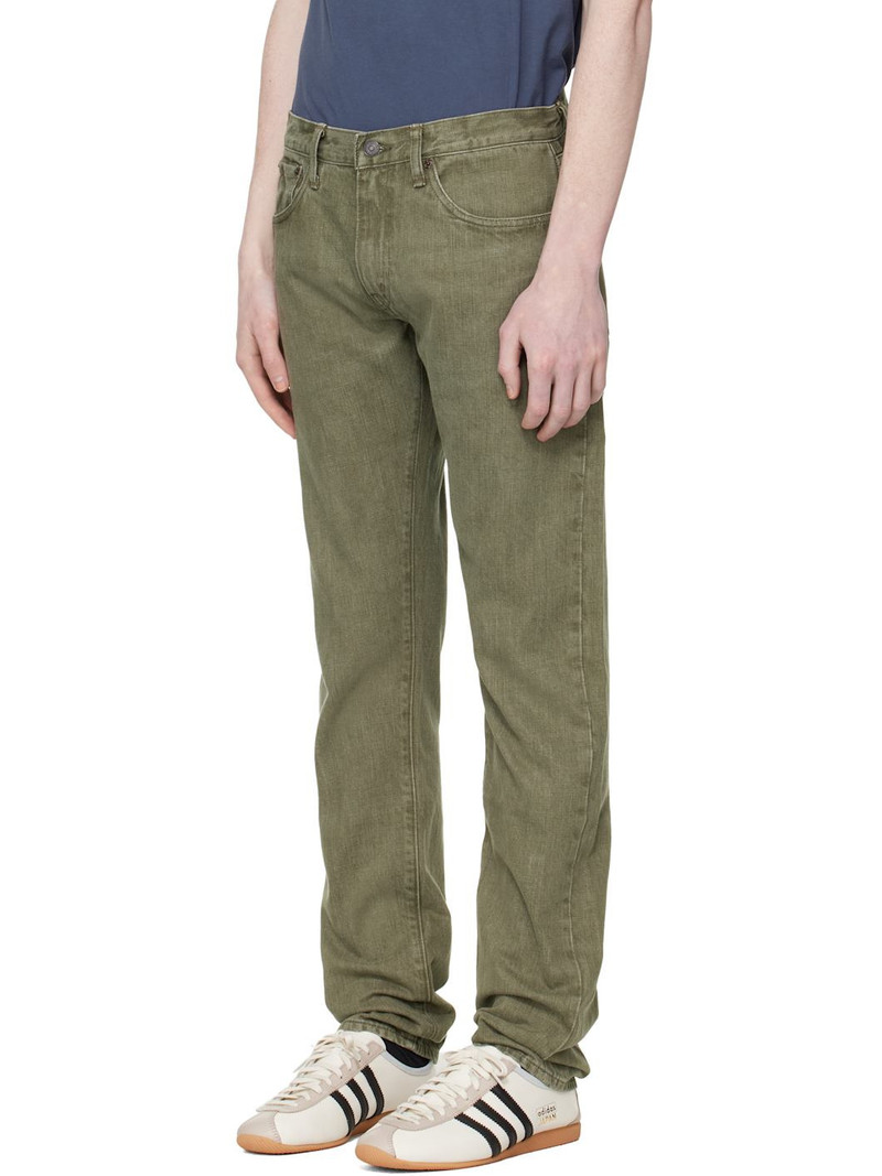 RRL by Ralph Lauren Green Slim Fit Jeans outlook