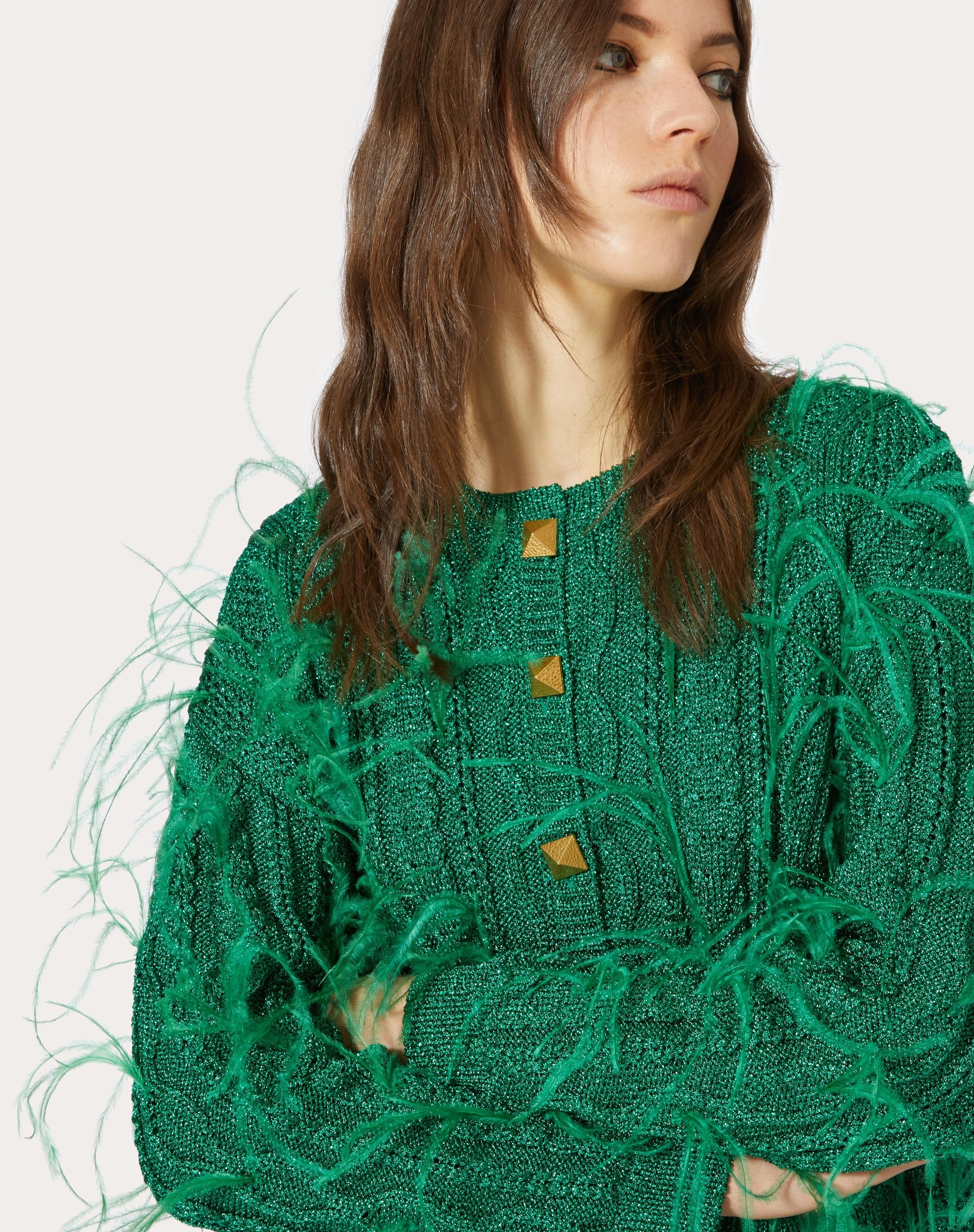 EMBROIDERED LUREX JACKET - 5