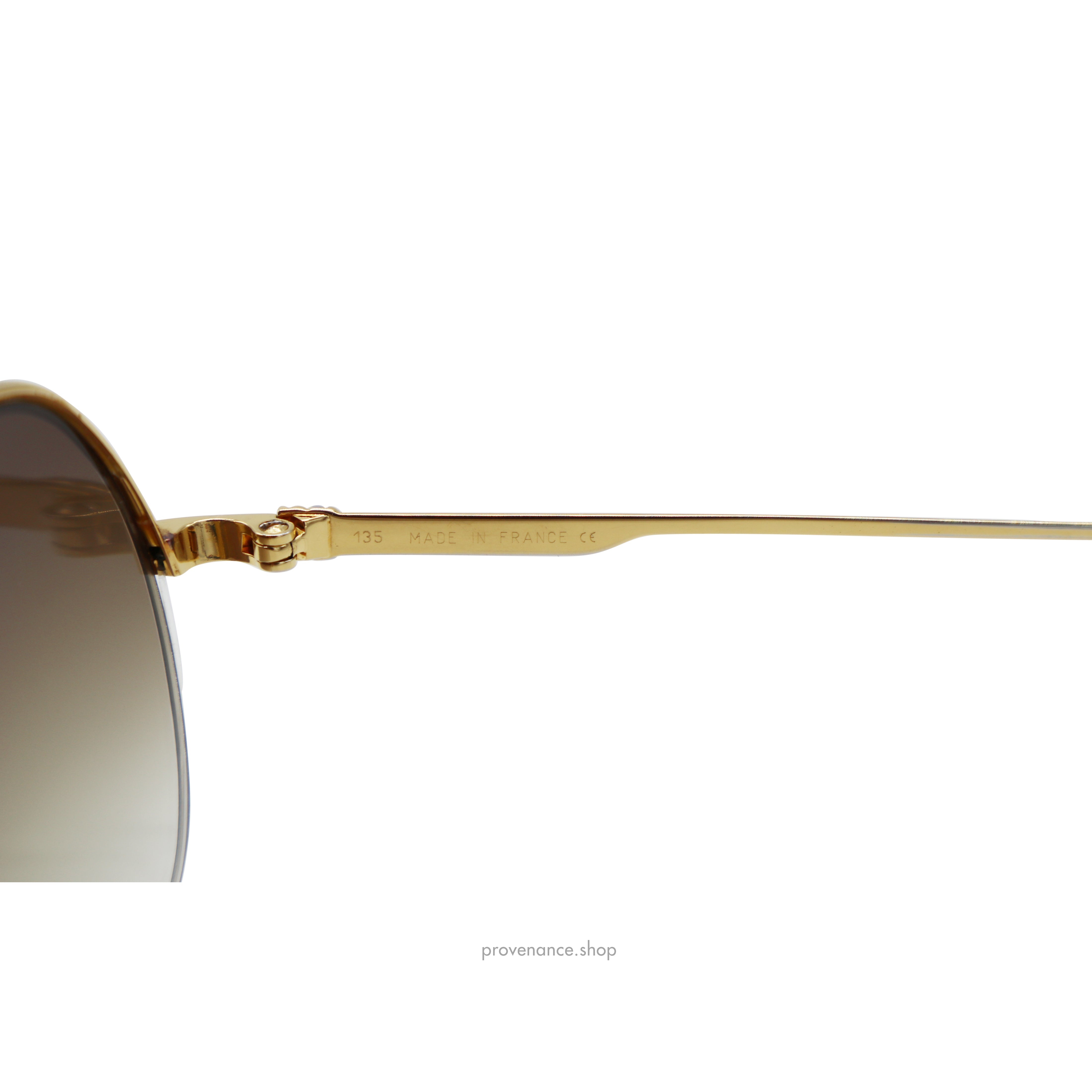 Cartier Orsay Vintage Sunglasses - Gold - 8