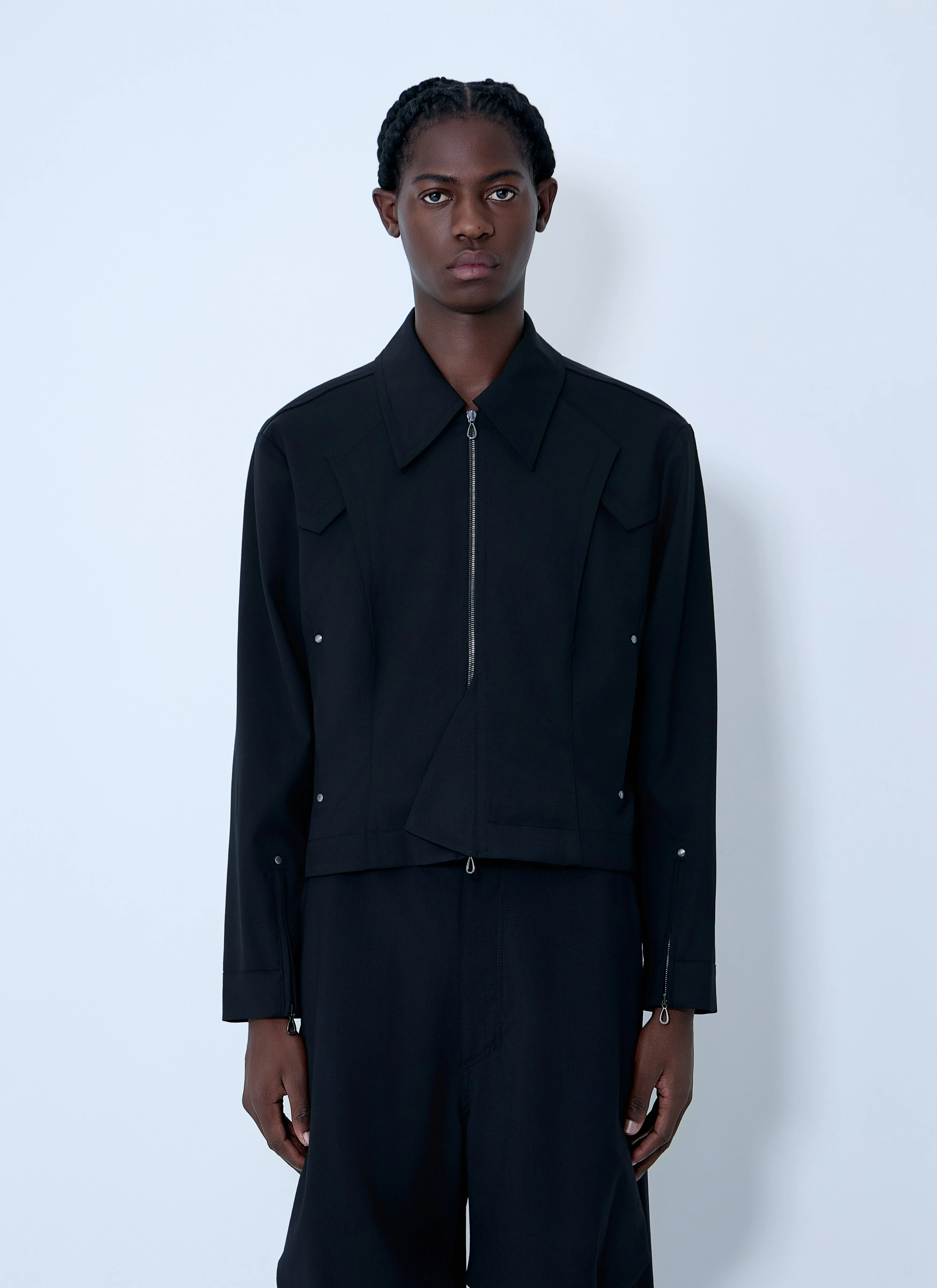 Kiko Kostadinov Men Kraner Cropped Jacket - 1