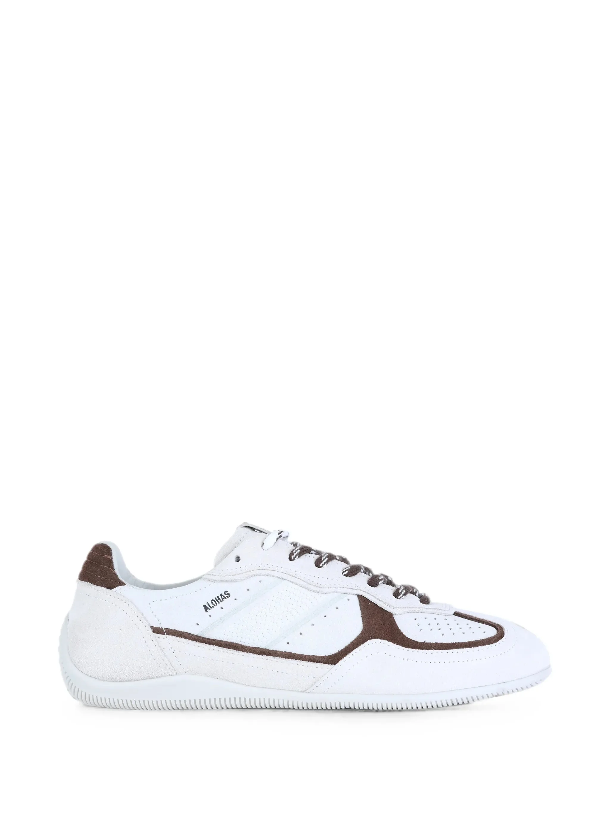 Alohas Suede-panelled Lace-up Sneakers - 1