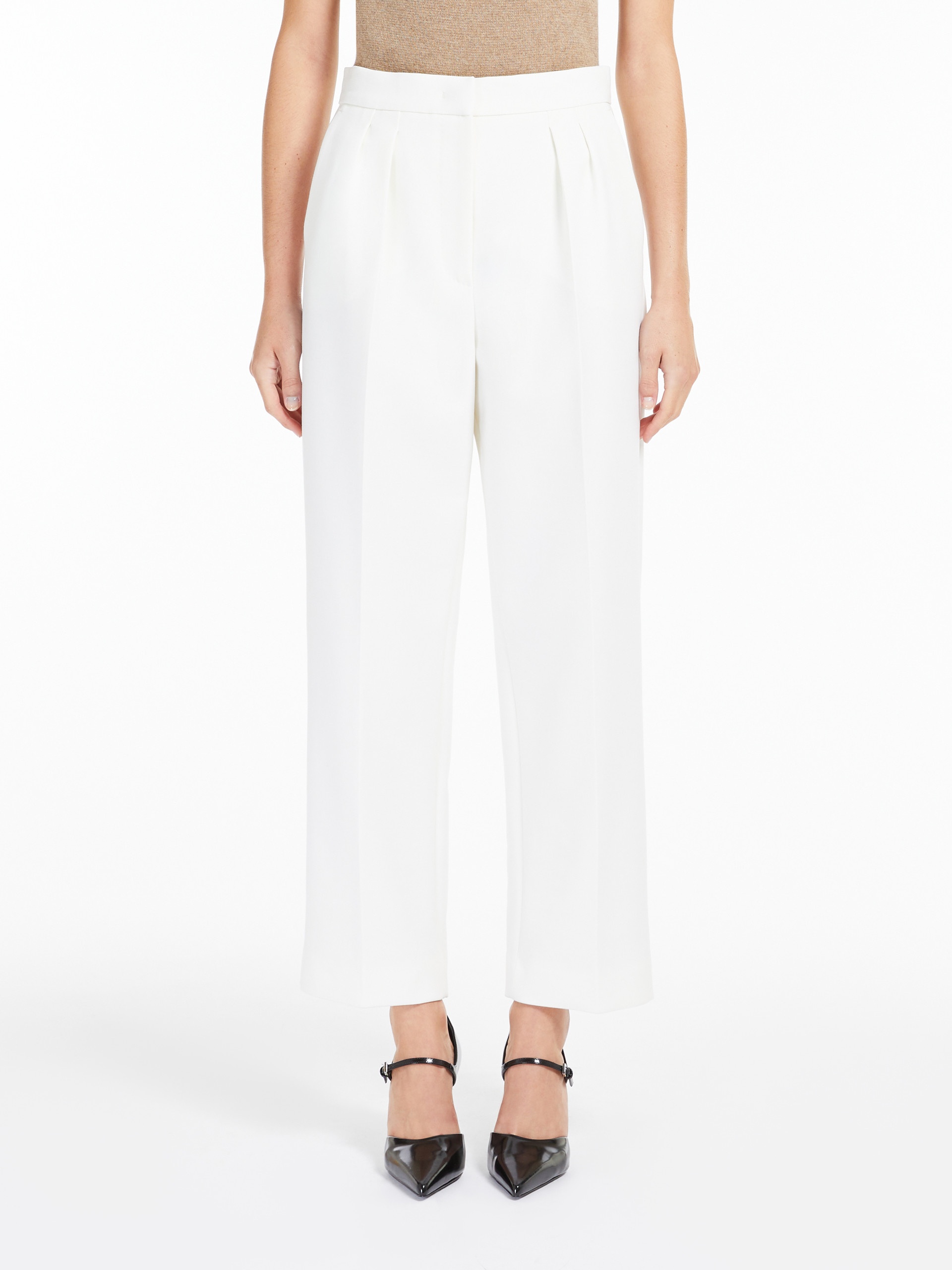 VERBANO Slim-fit, stretch-wool trousers - 3