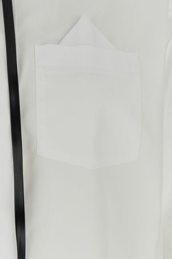 White poplin Gesso shirt - 3