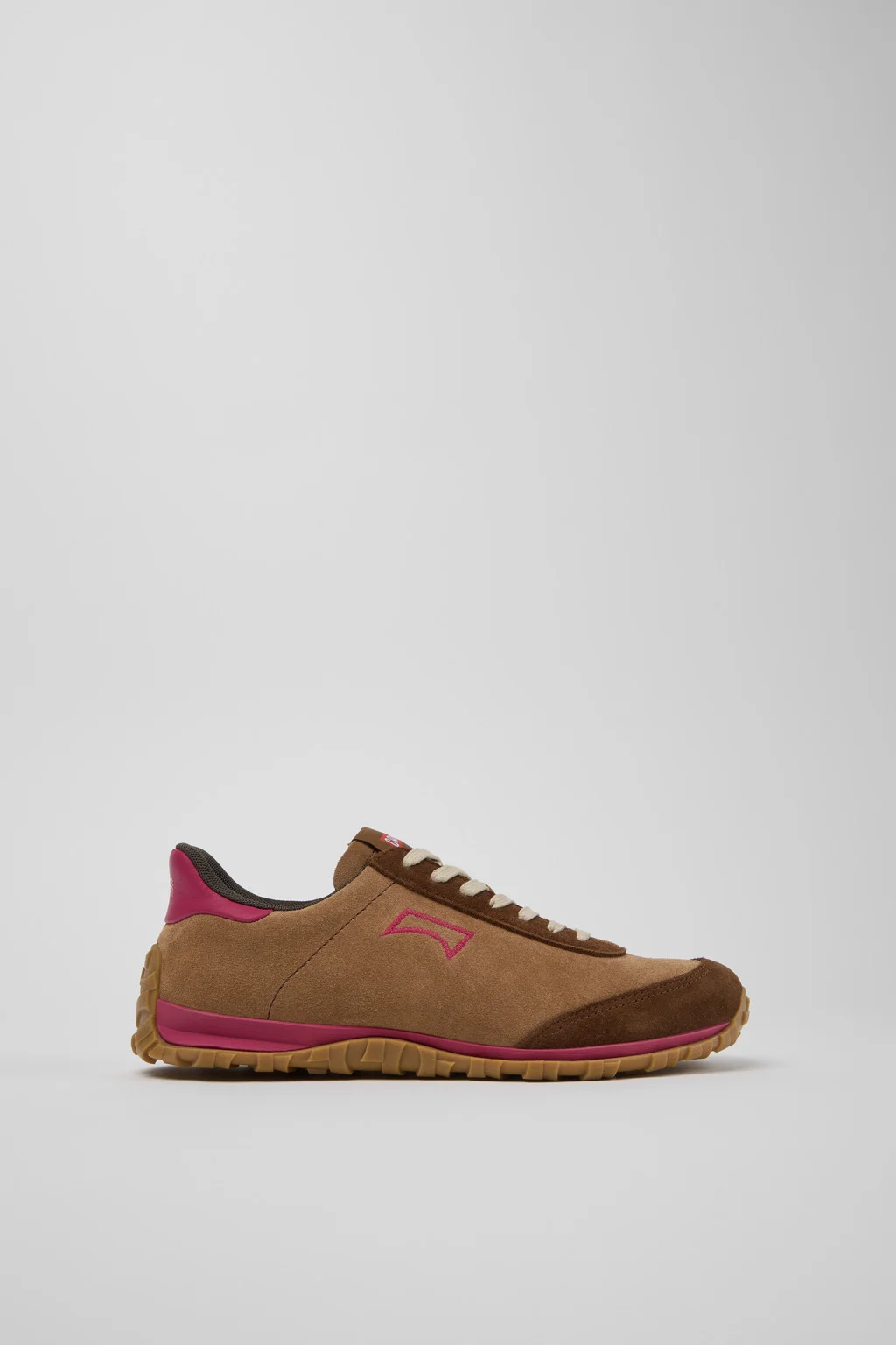 Drift Walk Brown Suede and Leather Sneakers for Women. - 1
