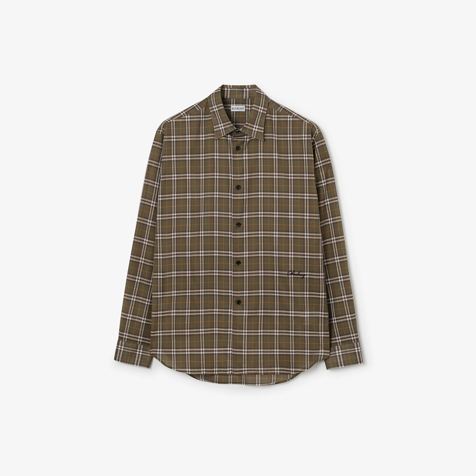 Relaxed Fit Check Cotton Shirt - 1