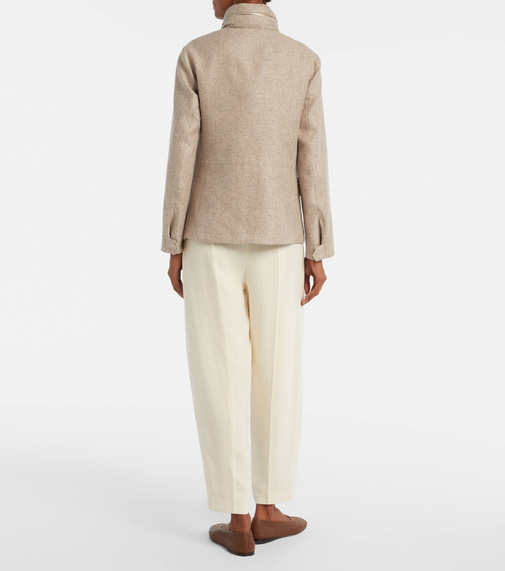 Traveller Mini linen and cotton jacket - 3