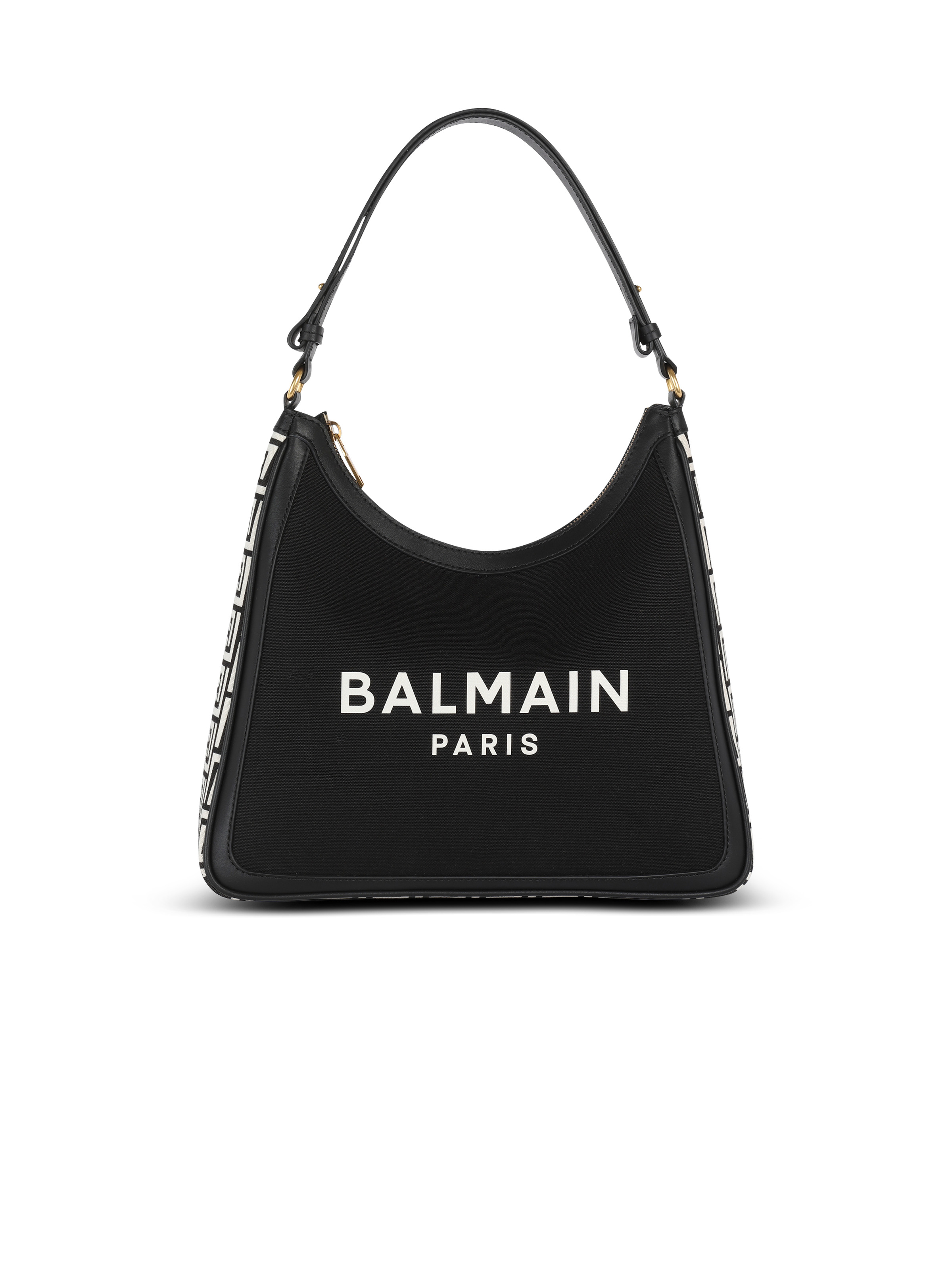 B-Army canvas bag with leather inserts - 1