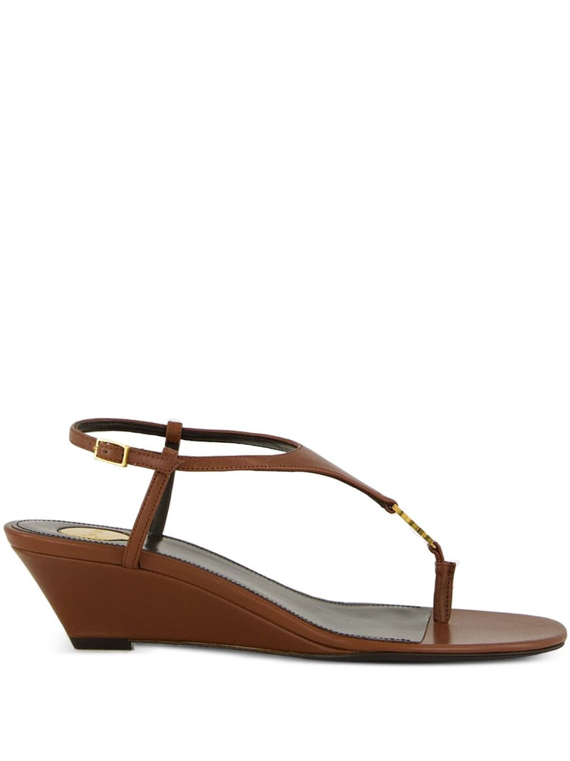 40mm Cassandre-plaque leather sandals 1