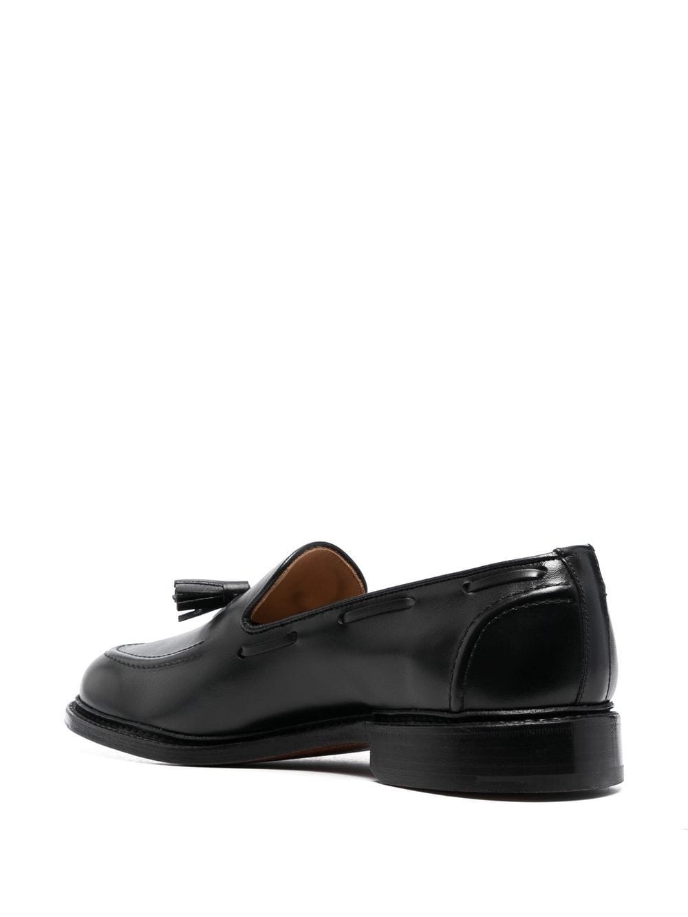 tassel-detail leather loafers - 3