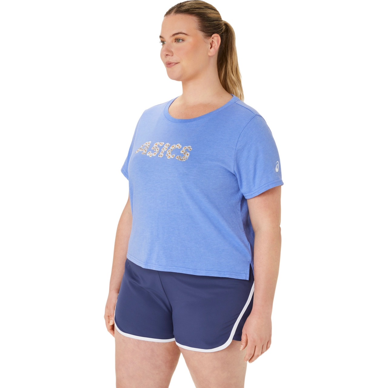 WOMEN'S ASICS DAISY CROP SHORT SLEEVE TOP - 3