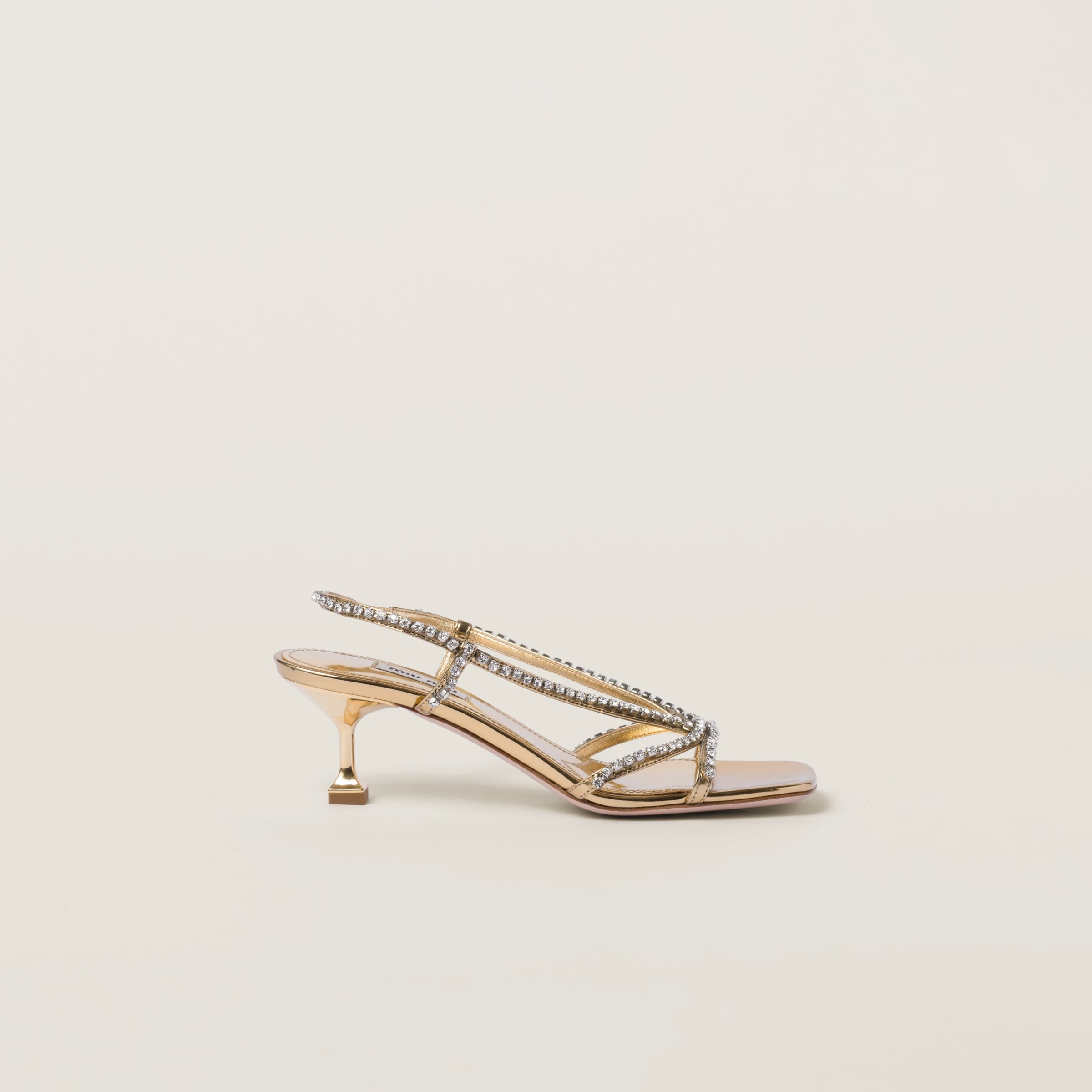 Metallic leather sandals - 2
