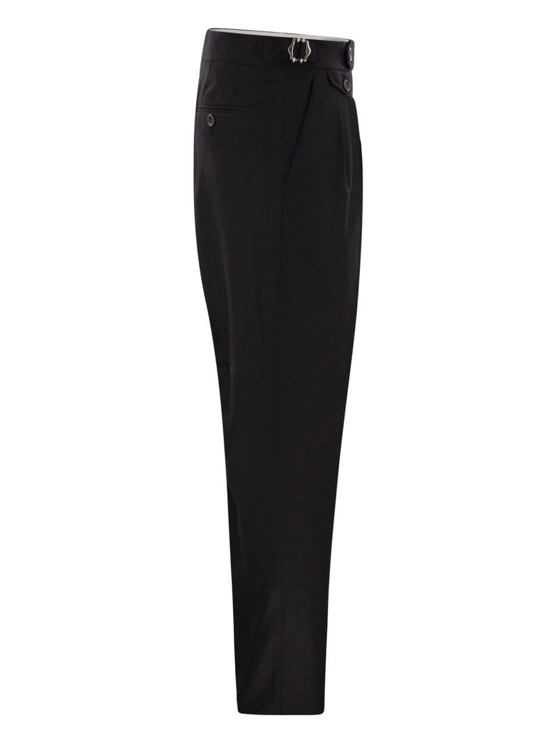 Brunello Cucinelli double-darts trousers outlook