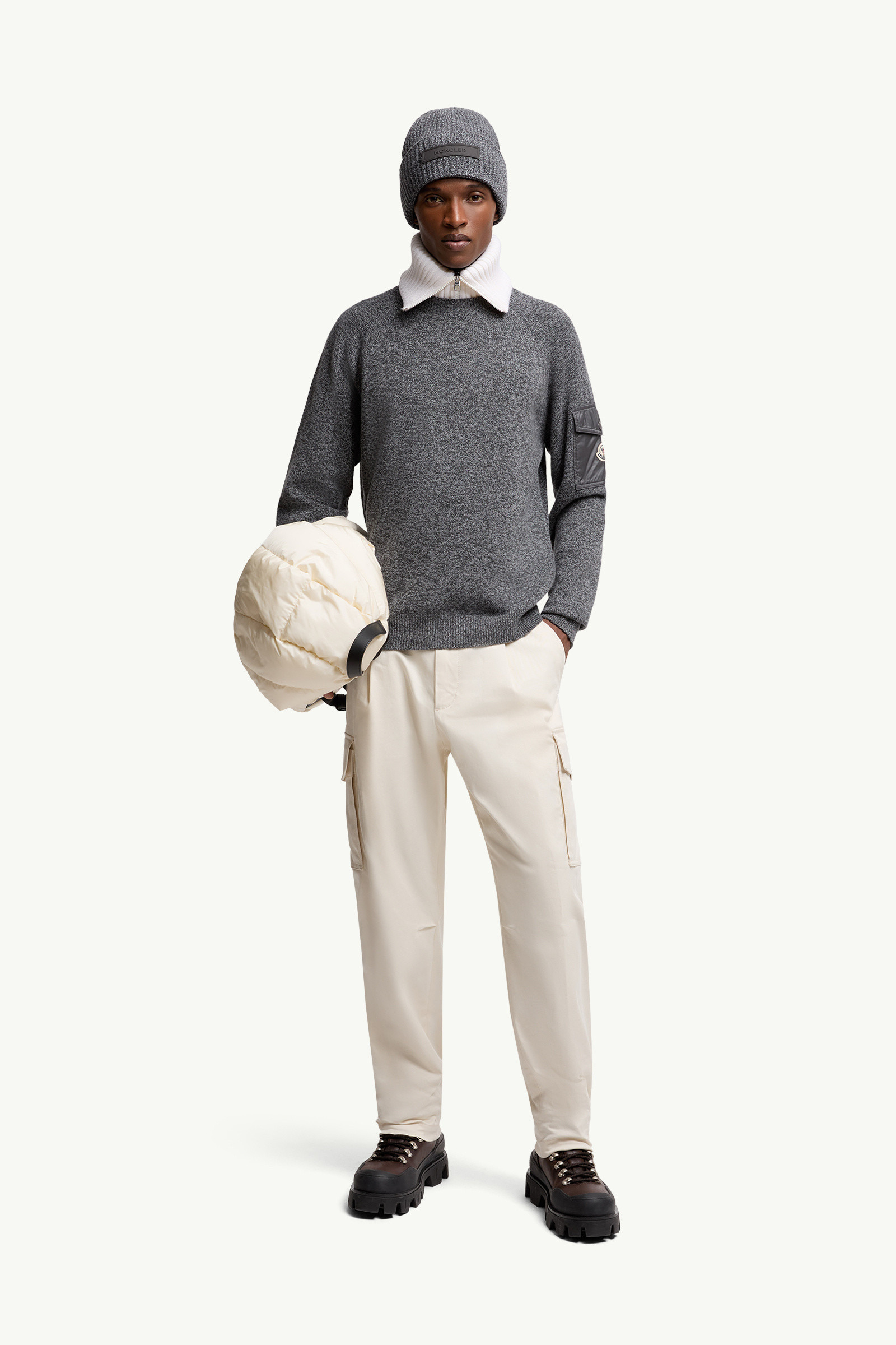 Mouliné Wool & Cashmere Sweater - 2