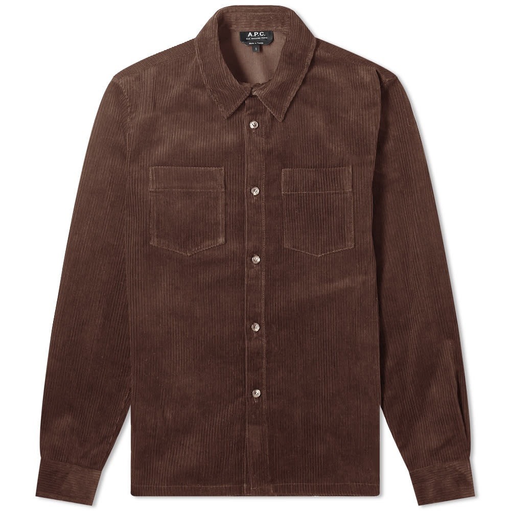 A.P.C. Joe Corduroy Overshirt - 1