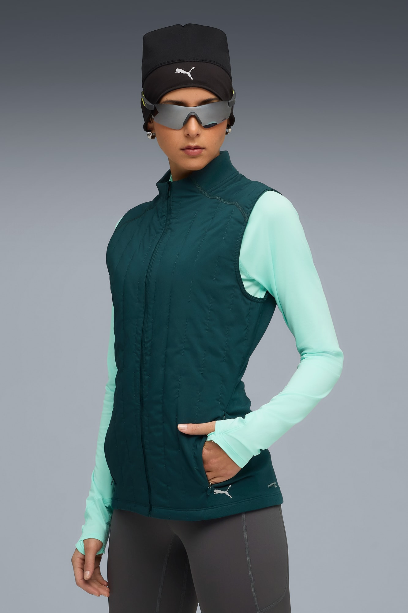 Run Cloudspun Warmlbl Women's PrimaLoft® Running Vest - 3