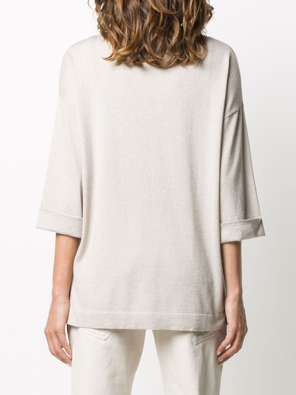 cashmere slouched top - 4