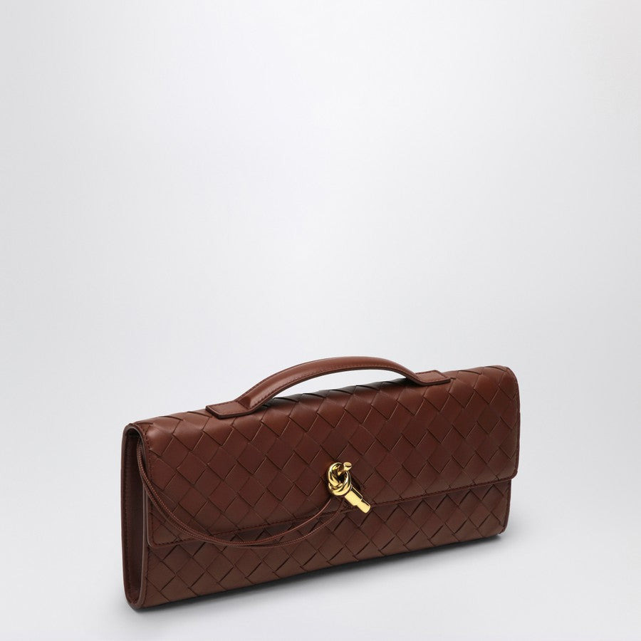 Bottega Veneta Women Andiamo Clutch Sapele With Handle - 2