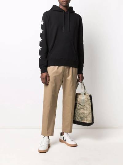 Golden Goose star-print drawstring hoodie outlook