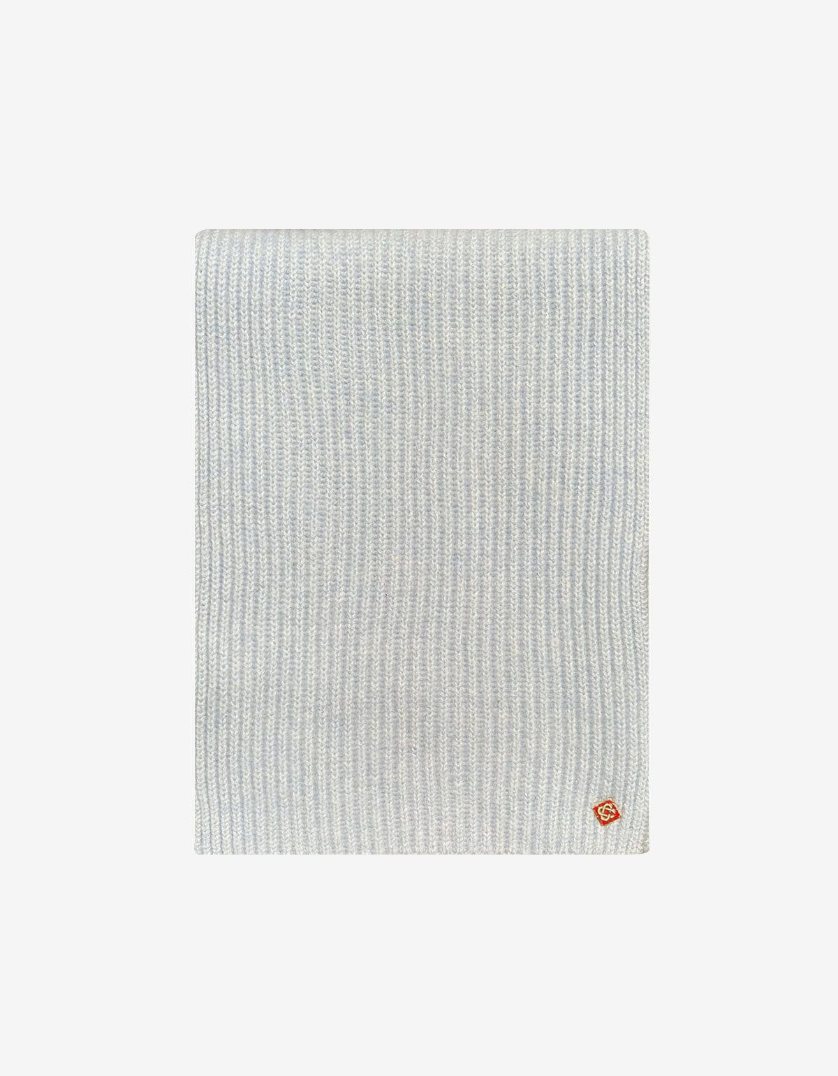 Casablanca Blue Half Cardigan Wool Scarf - 2