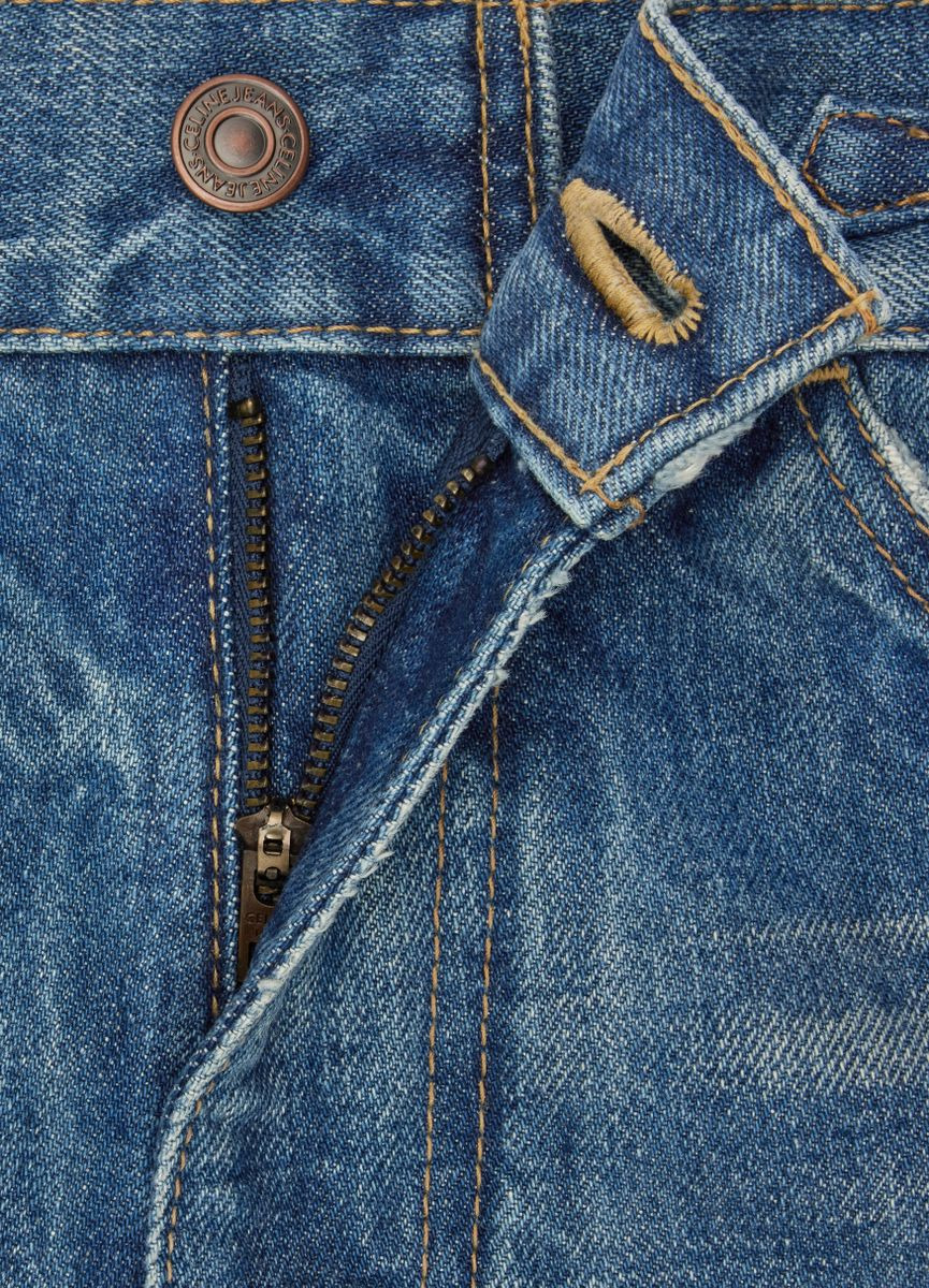 Dylan flared jeans with signature in union wash denim - 4