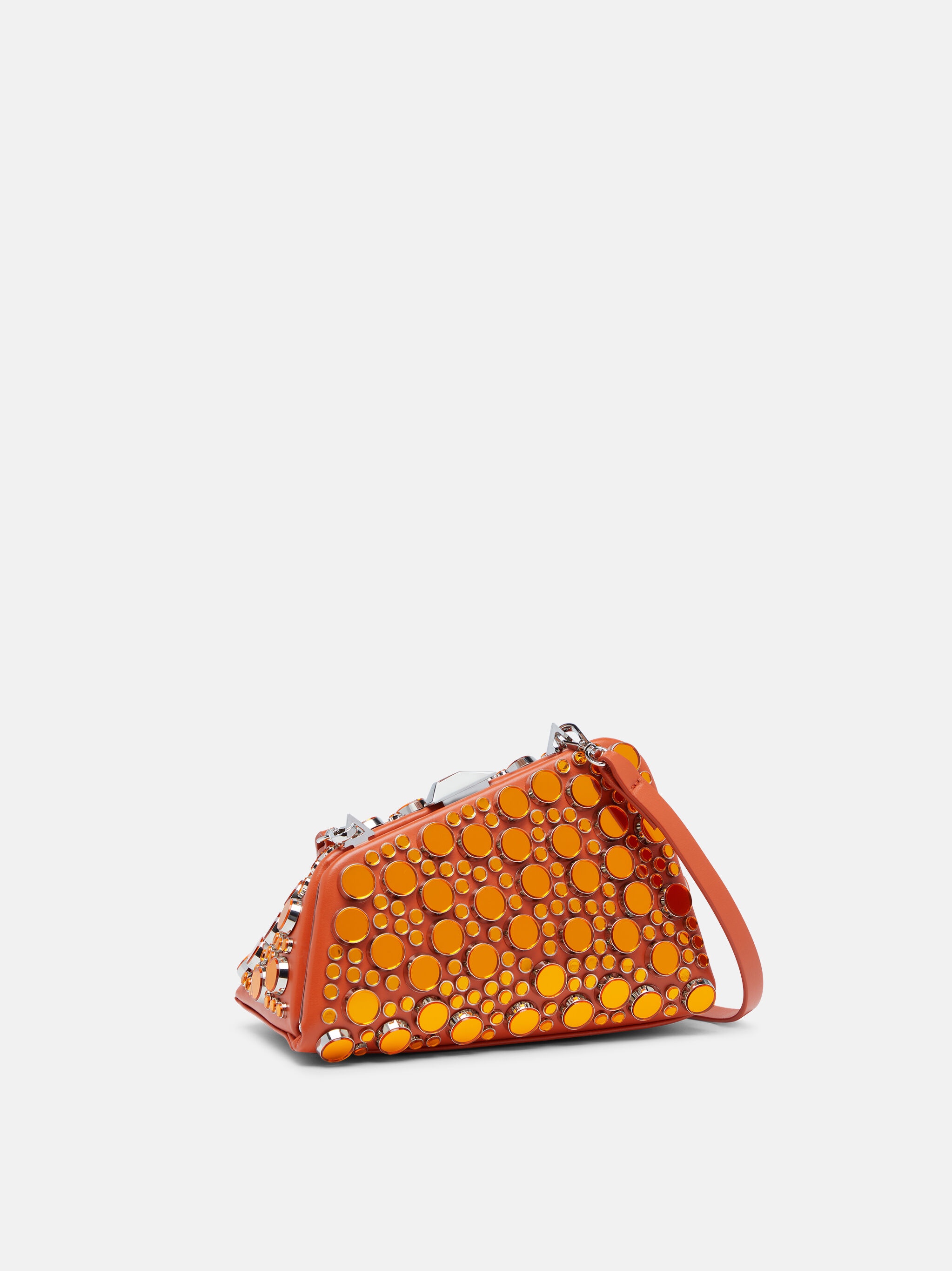 ''MIDNIGHT'' ORANGE MINI CLUTCH - 2