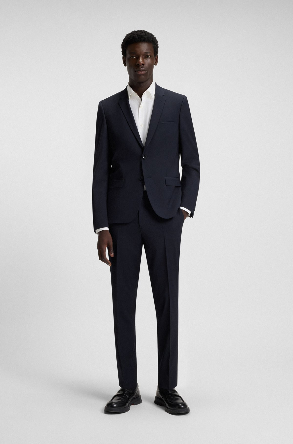 EXTRA-SLIM-FIT JACKET IN A STRETCH-WOOL BLEND - 3