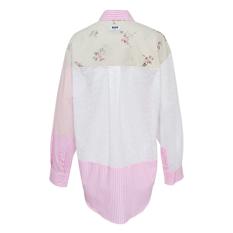 MSGM Patchwork Floral Shirt outlook