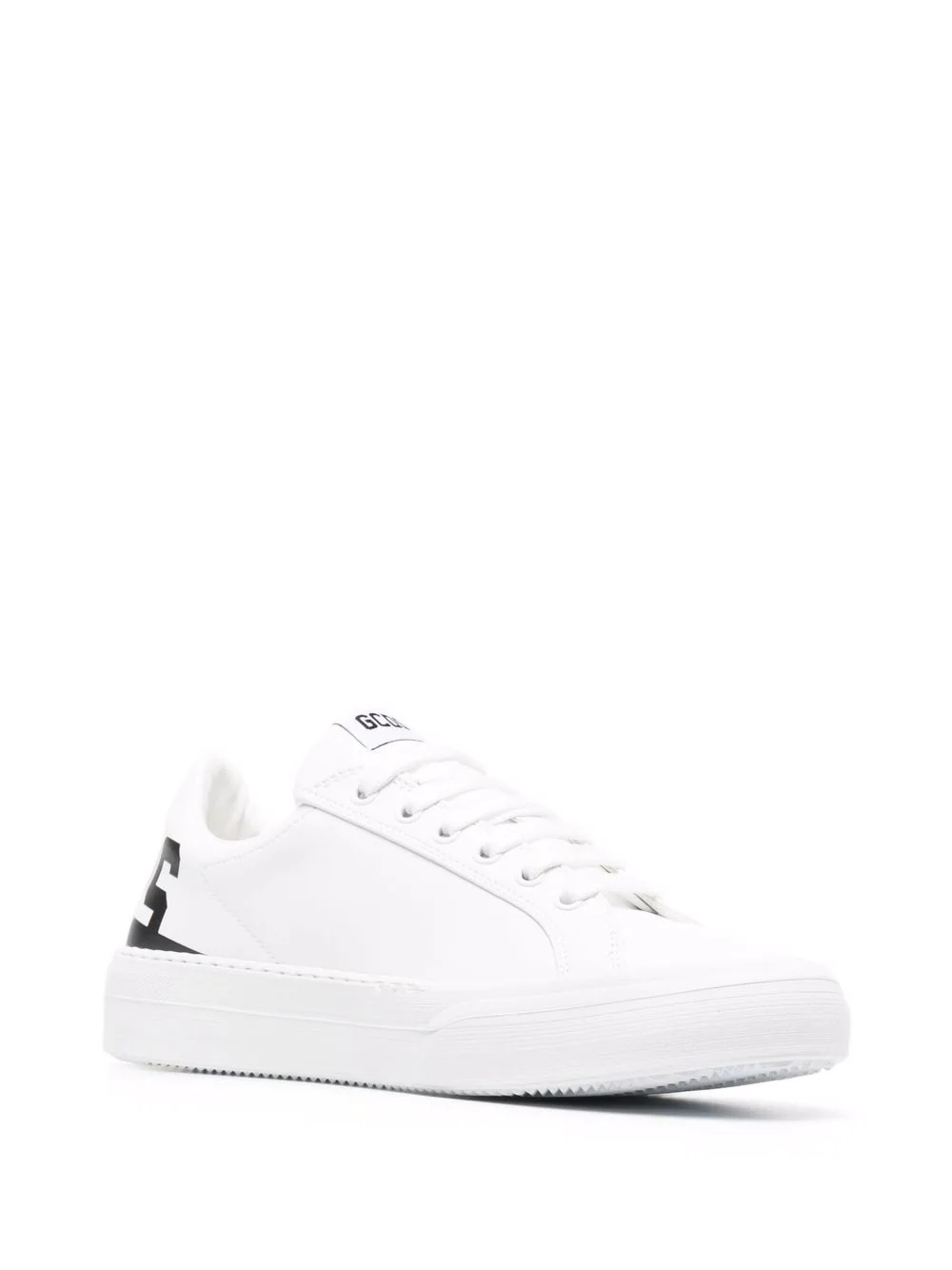 Bucket logo-print leather sneakers - 2