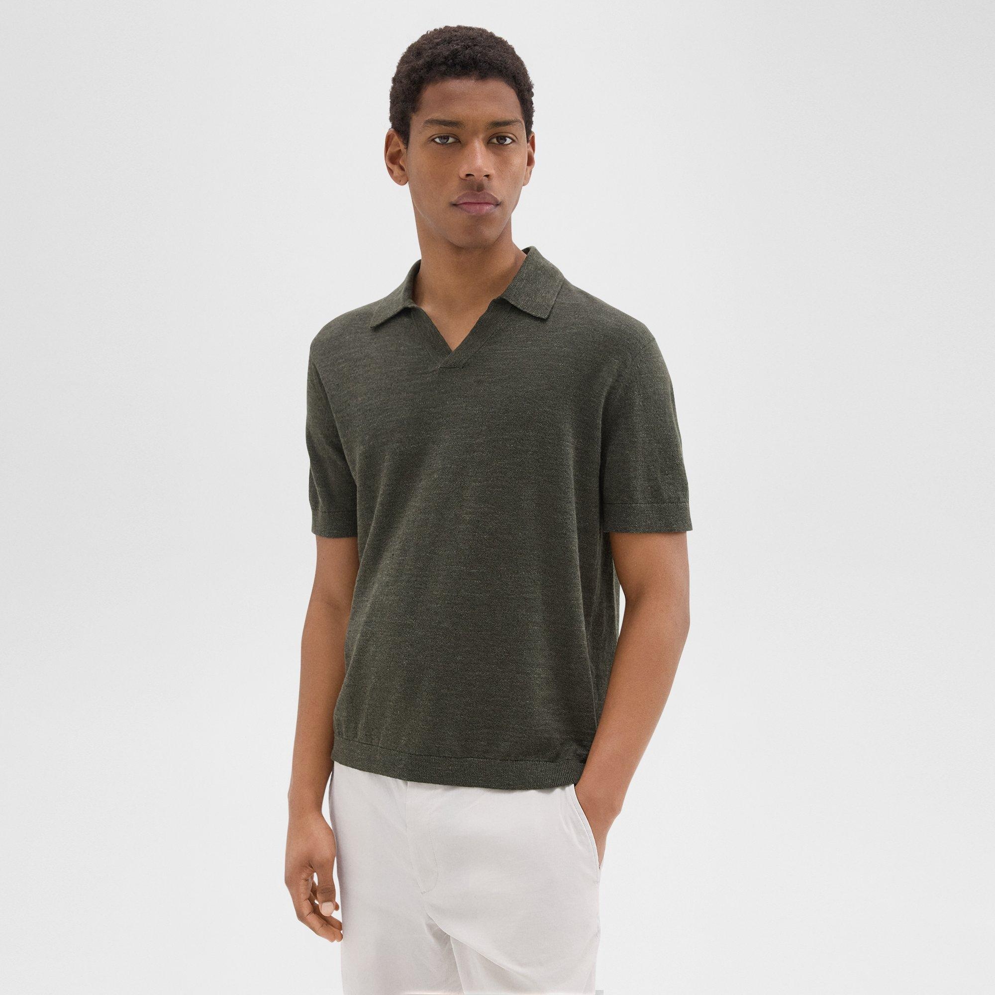 Brenan Polo Shirt in Cotton-Linen - 2