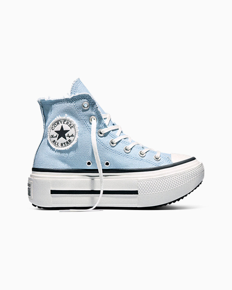 Chuck Taylor All Star Lift Double Stack Platform Distressed 1
