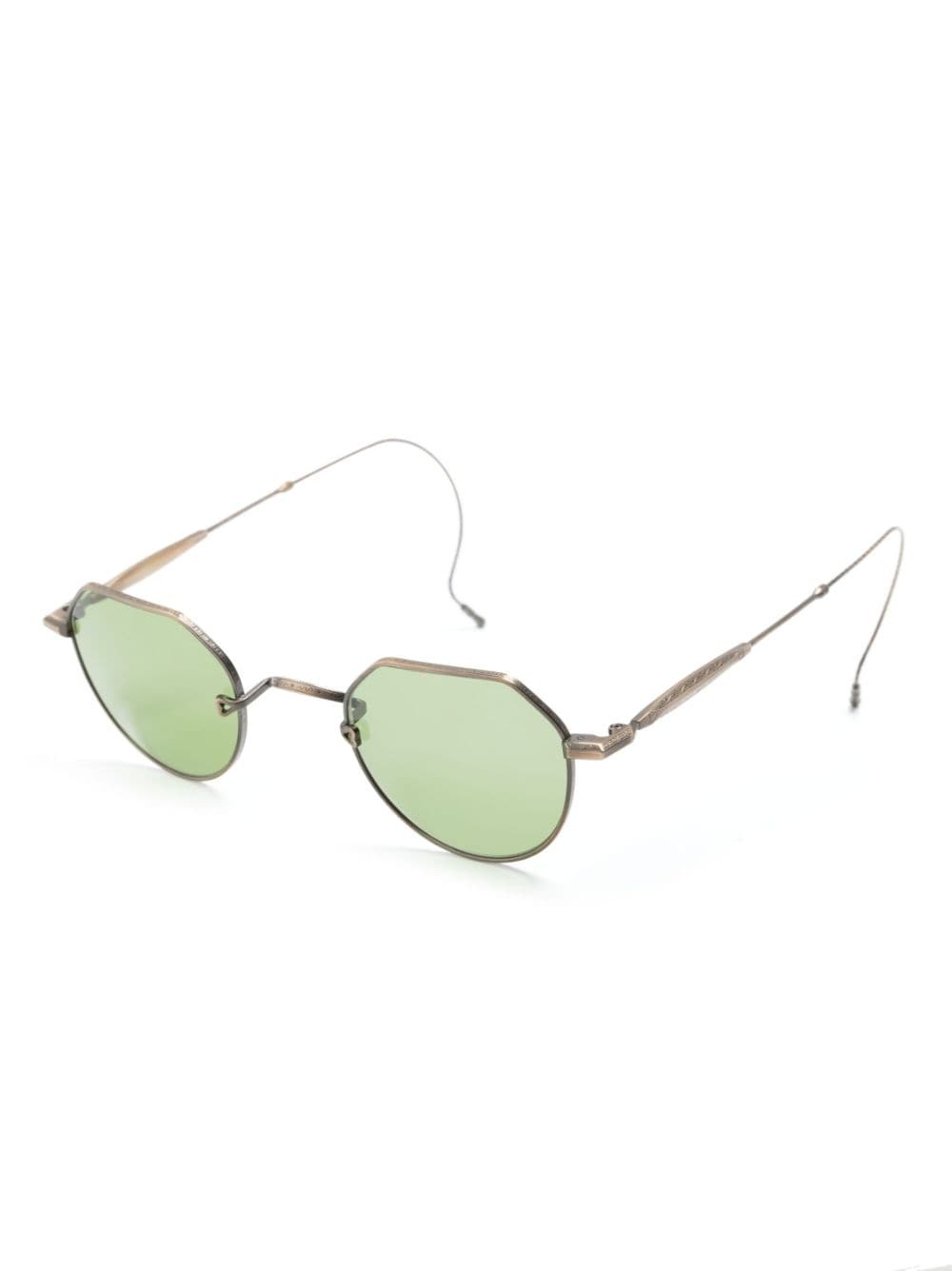 round-frame tinted-lenses sunglasses - 2