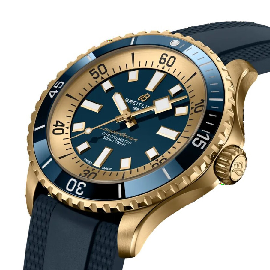 Breitling Superocean Automatic Chronometer Blue Dial Watch N173761A1C1S1 - 2