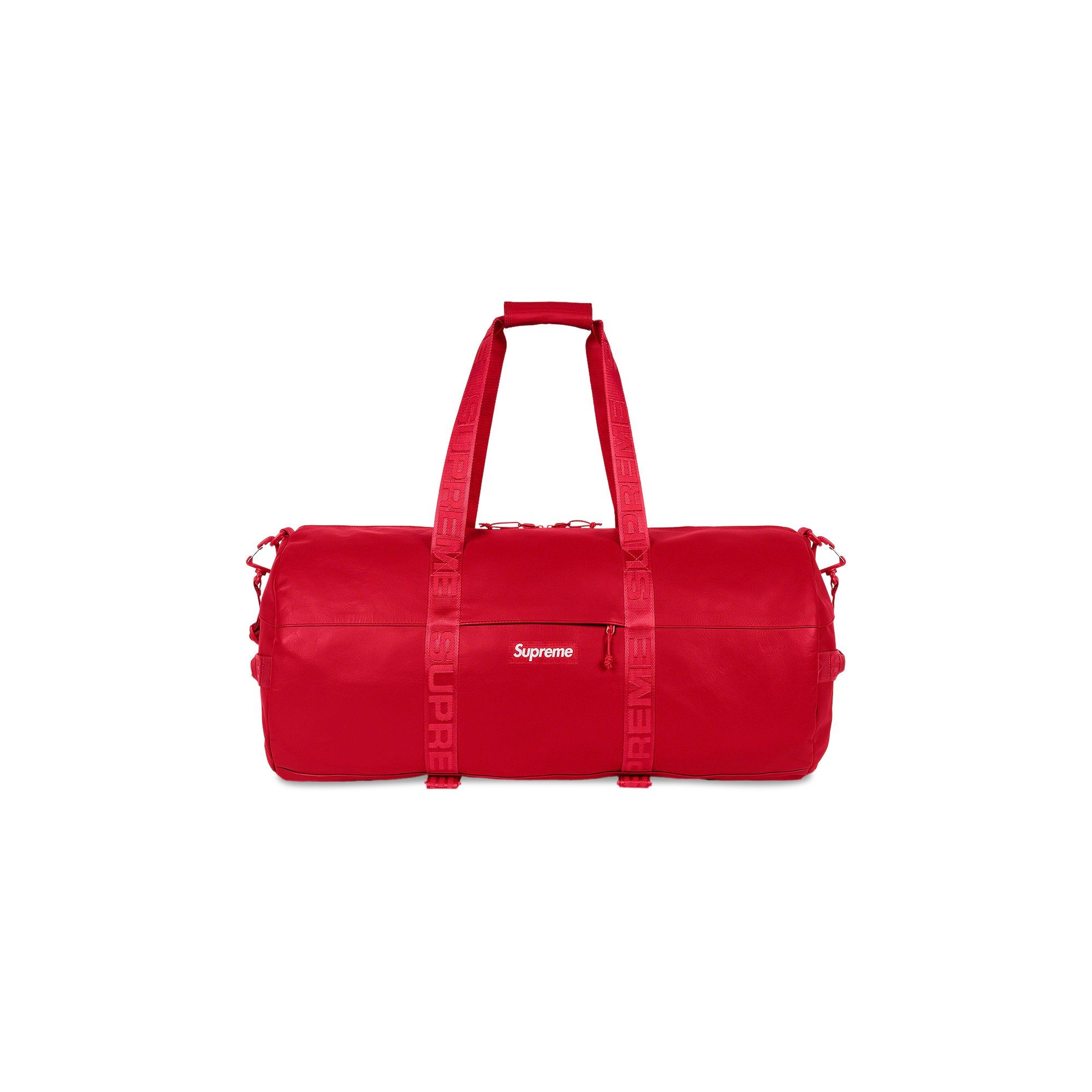 Supreme Supreme Leather Large Duffle Bag Red REVERSIBLE