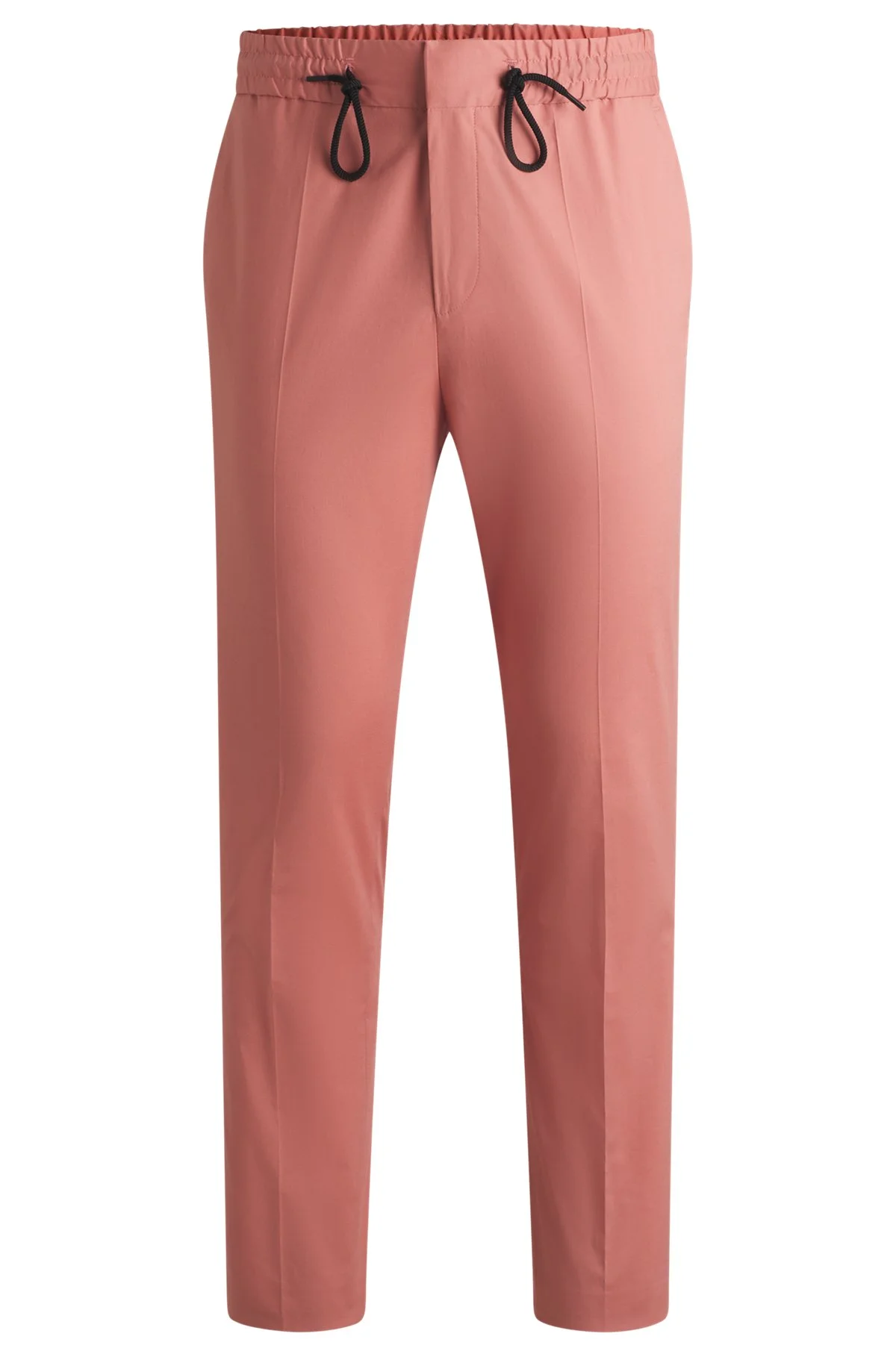 EXTRA-SLIM-FIT TROUSERS IN PAPER-TOUCH STRETCH COTTON - 1