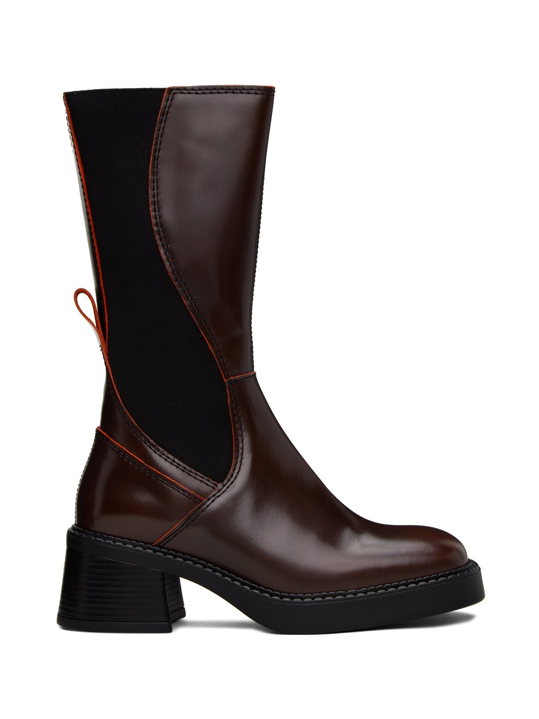 Burgundy Flabia Boots - 1