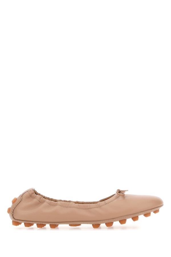 バレエシューズ Tod'S Skin Pink Leather Bubble Ballerinas Tod's Skin pink leather Bubble ballerinas | gebnegozionline