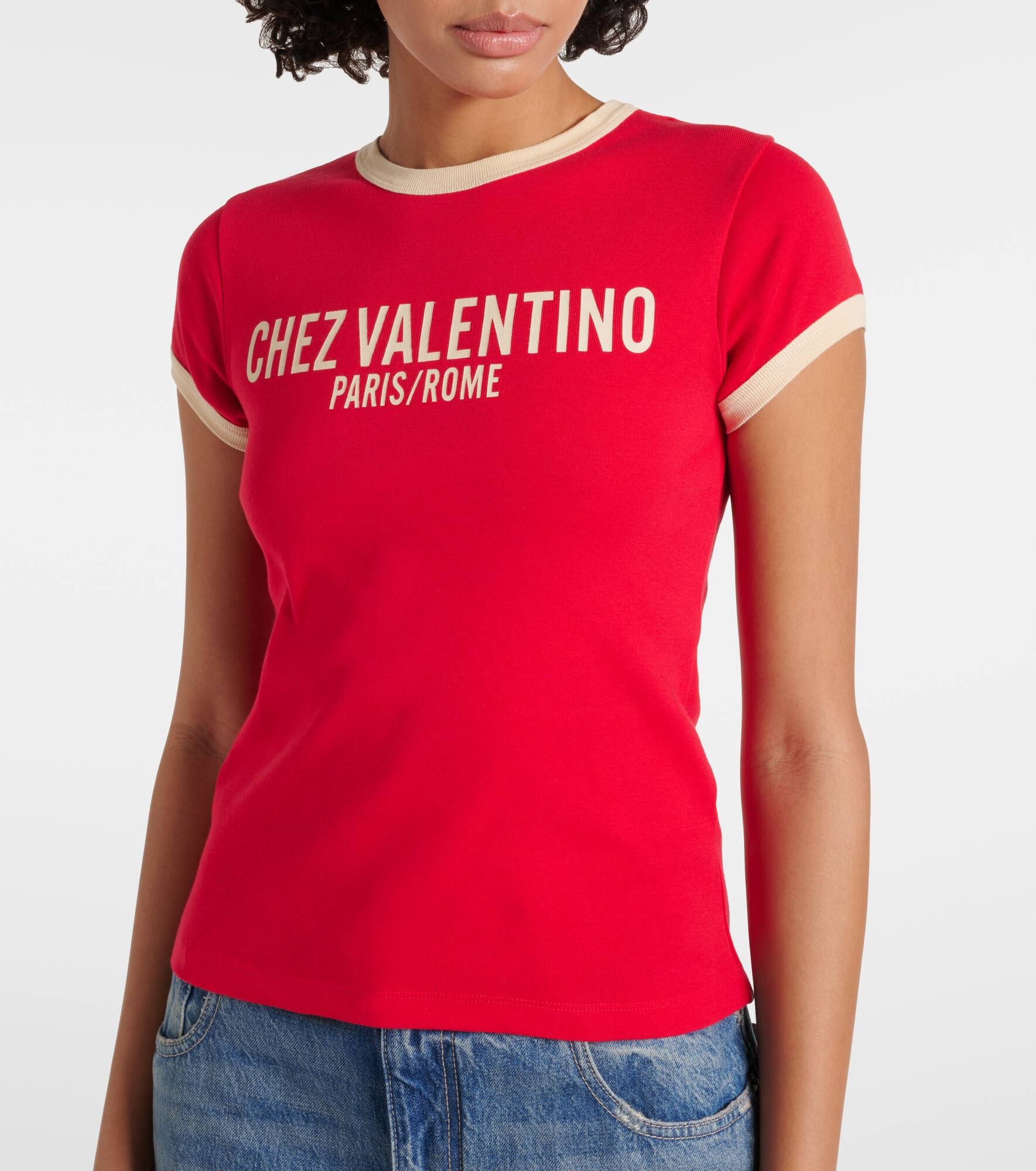 Printed cotton jersey T-shirt - 4