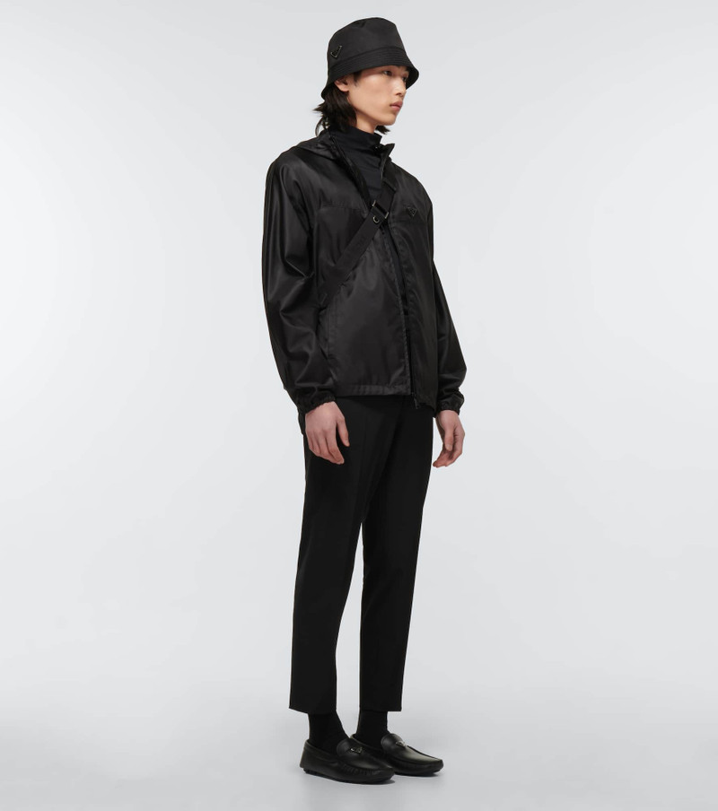 Prada Technical silk hooded jacket outlook