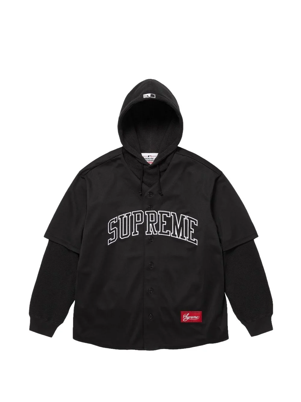 x Chicago White Sox logo-detail hoodie - 1