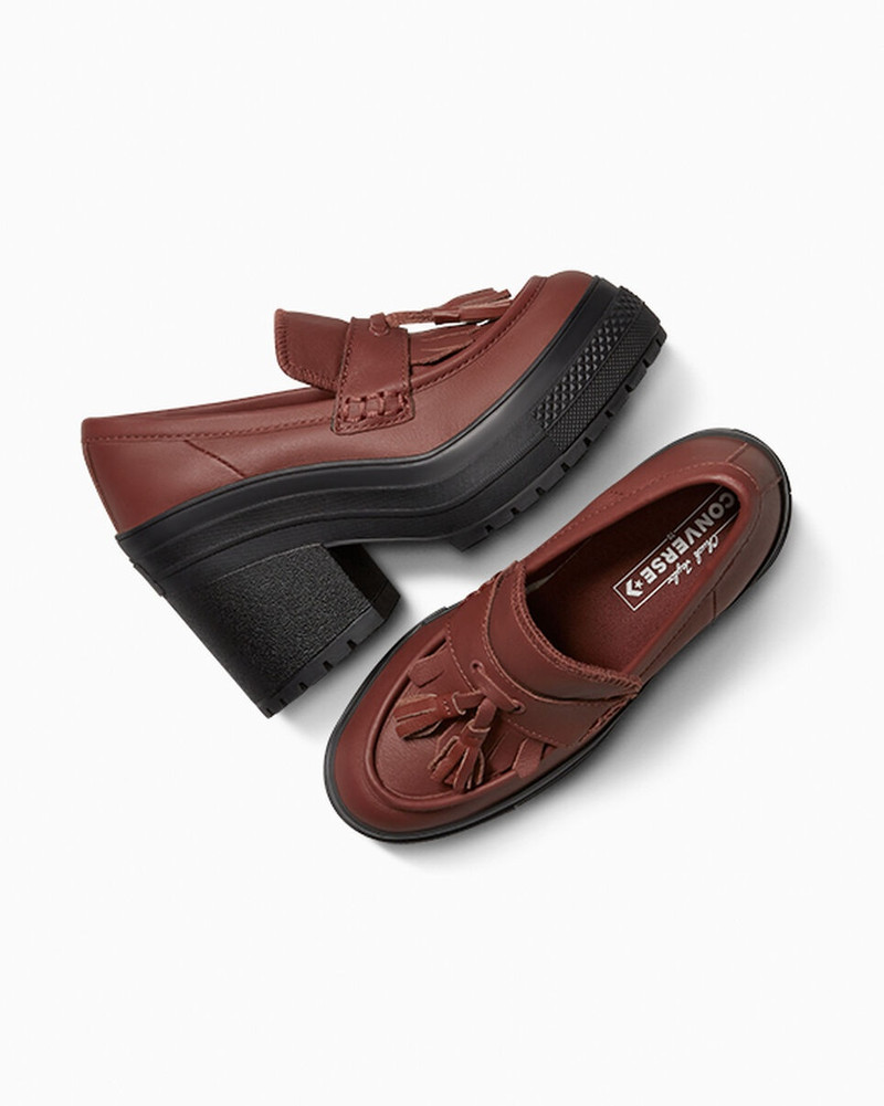 Chuck 70 De Luxe Heel Loafer Platform Leather 6