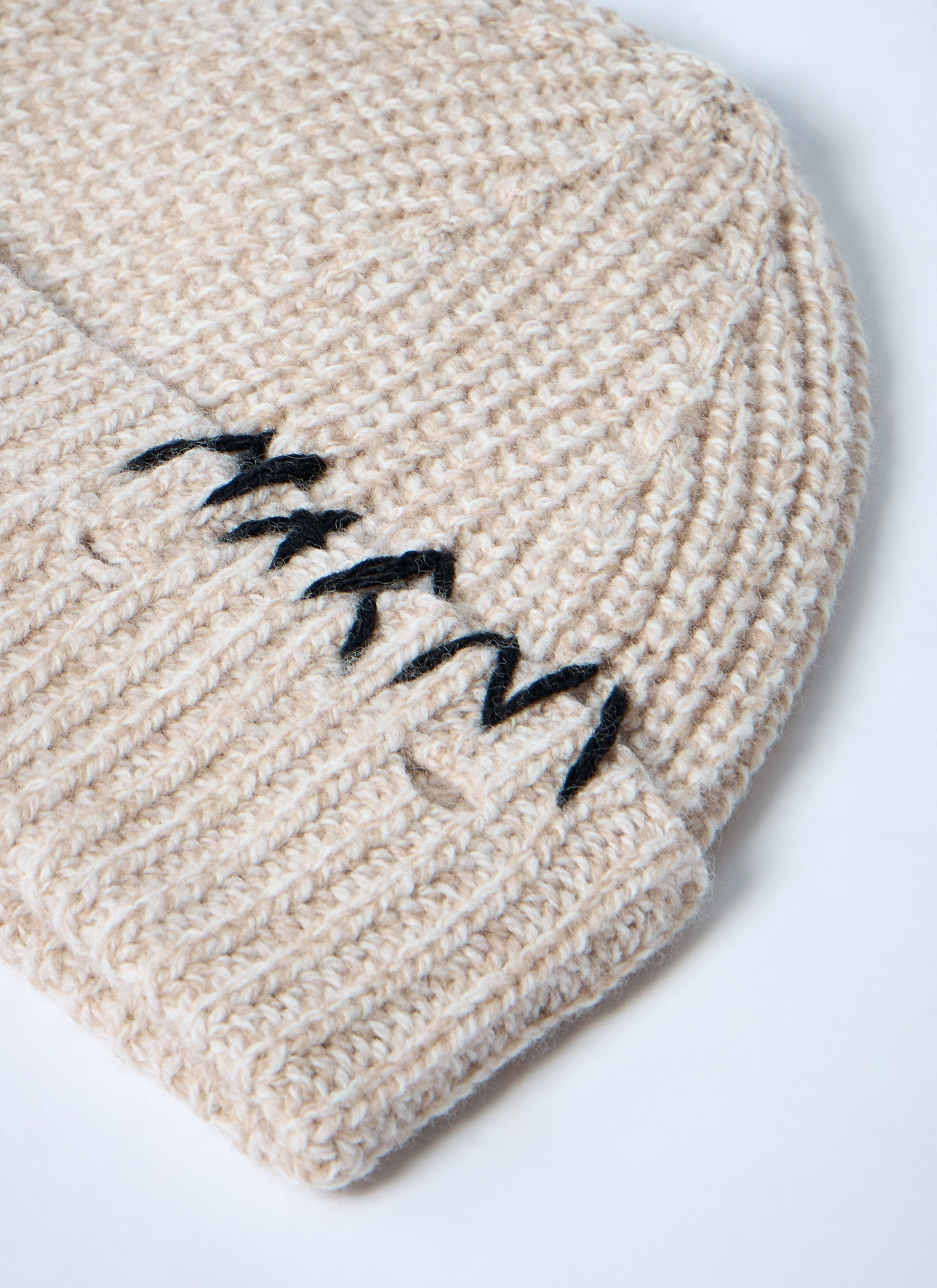 Marni Women Logo Motif Beanie Hat - 2