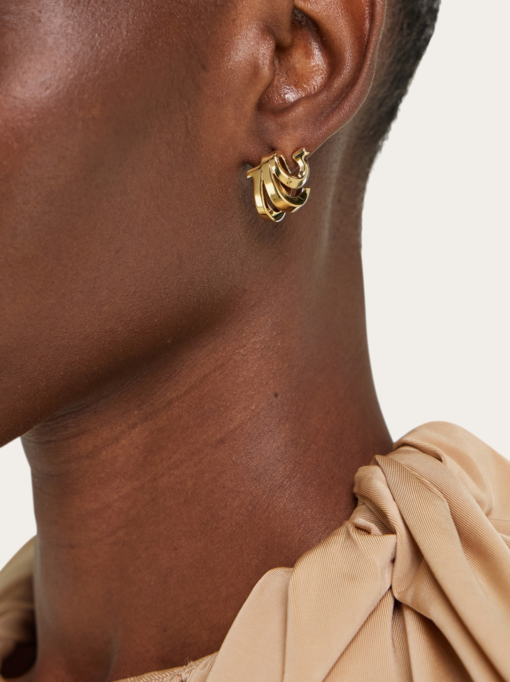 Triple Gancini earrings - 4
