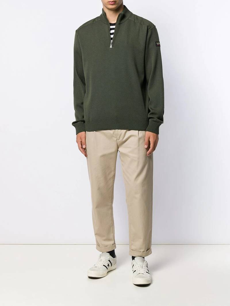 Paul & Shark half-zip sweater outlook