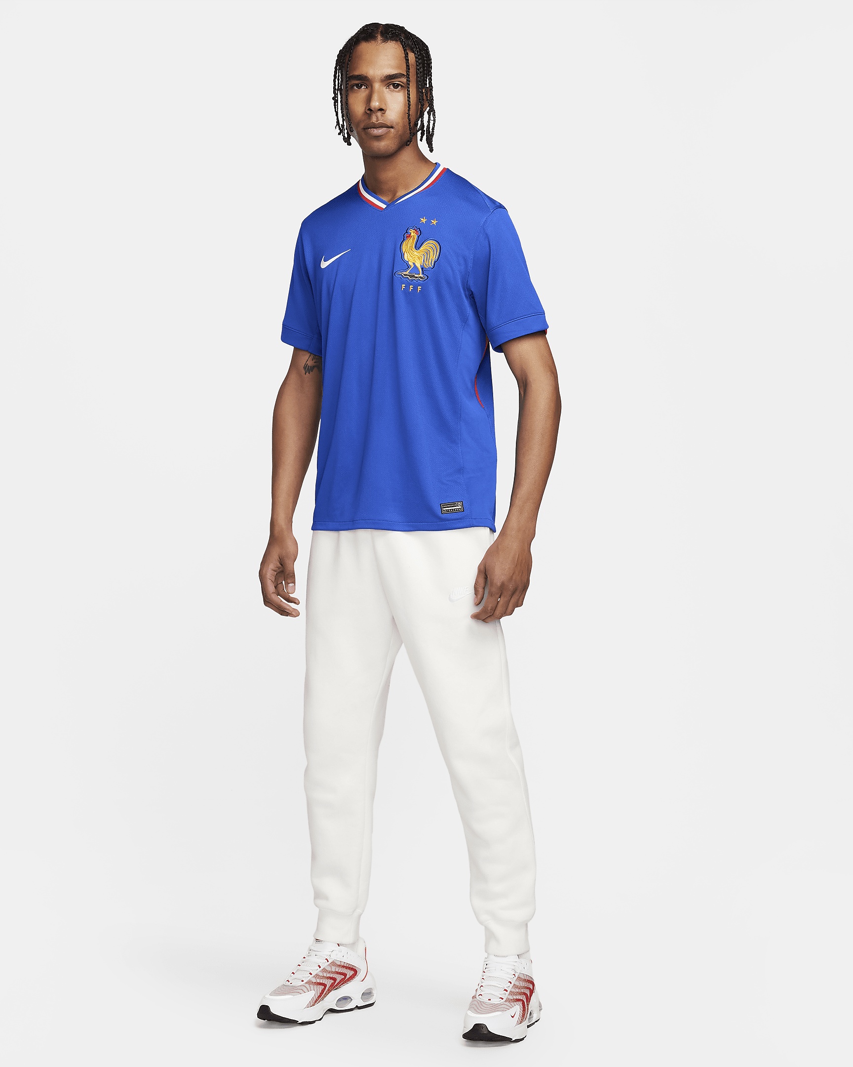 FFF (Team) 2024/25 Stadium Home Nike Men's Dri-FIT Soccer Replica Jersey - 6
