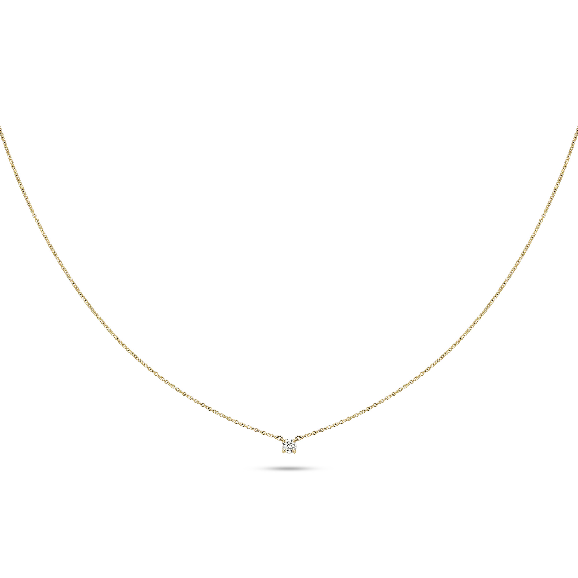 0.25CTW LAB-Created Daily Diamond Necklace - 3