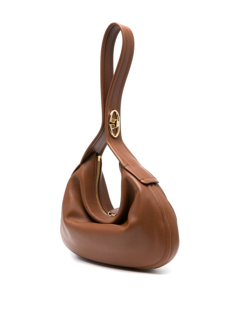 VLogo leather shoulder bag 3